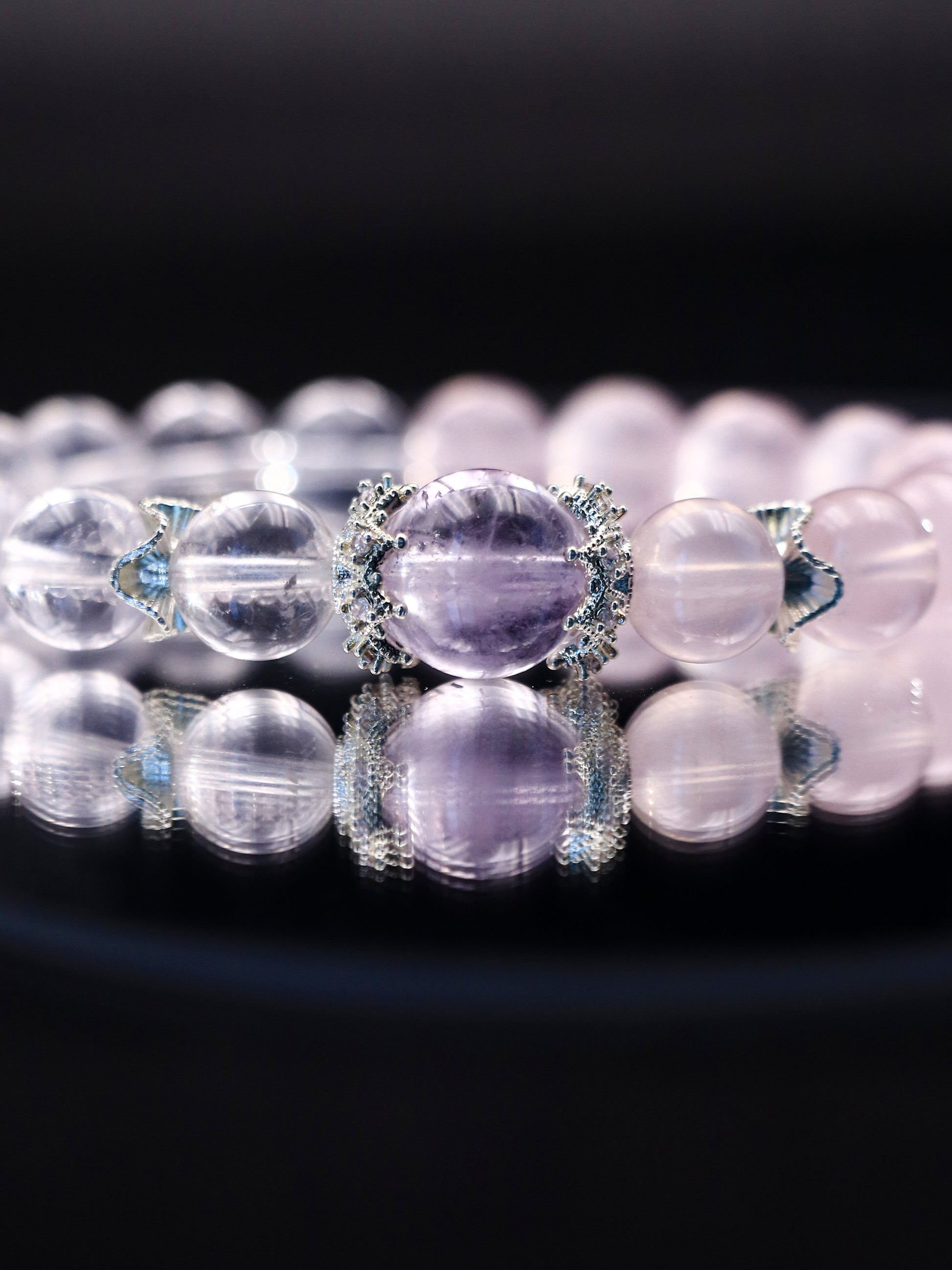Natural Rose Quartz Bracelet – Heart Chakra Healing Choice XUANSHU