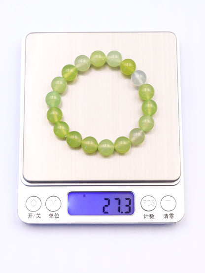 Prehnite Healing Crystal Bracelet – Enhance Emotional Clarity & Calmness XUANSHU