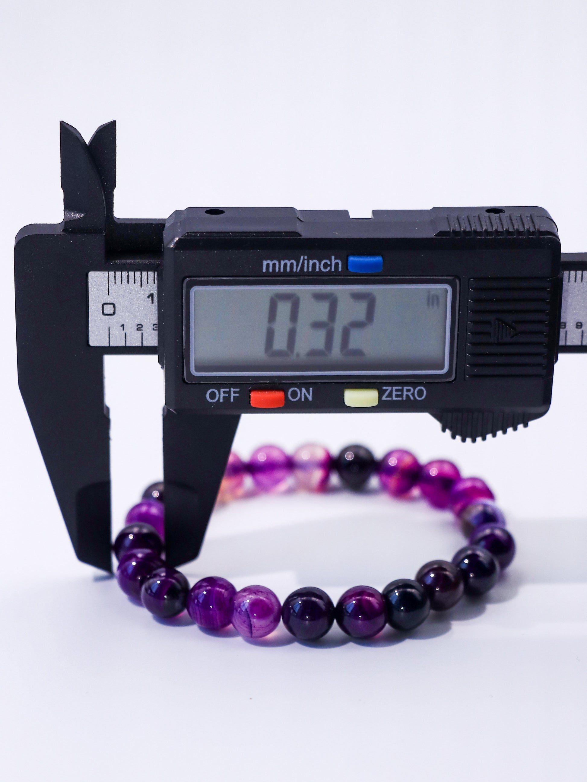Purple Black Agate Crystal Bracelet – For Balance & Transformation XUANSHU
