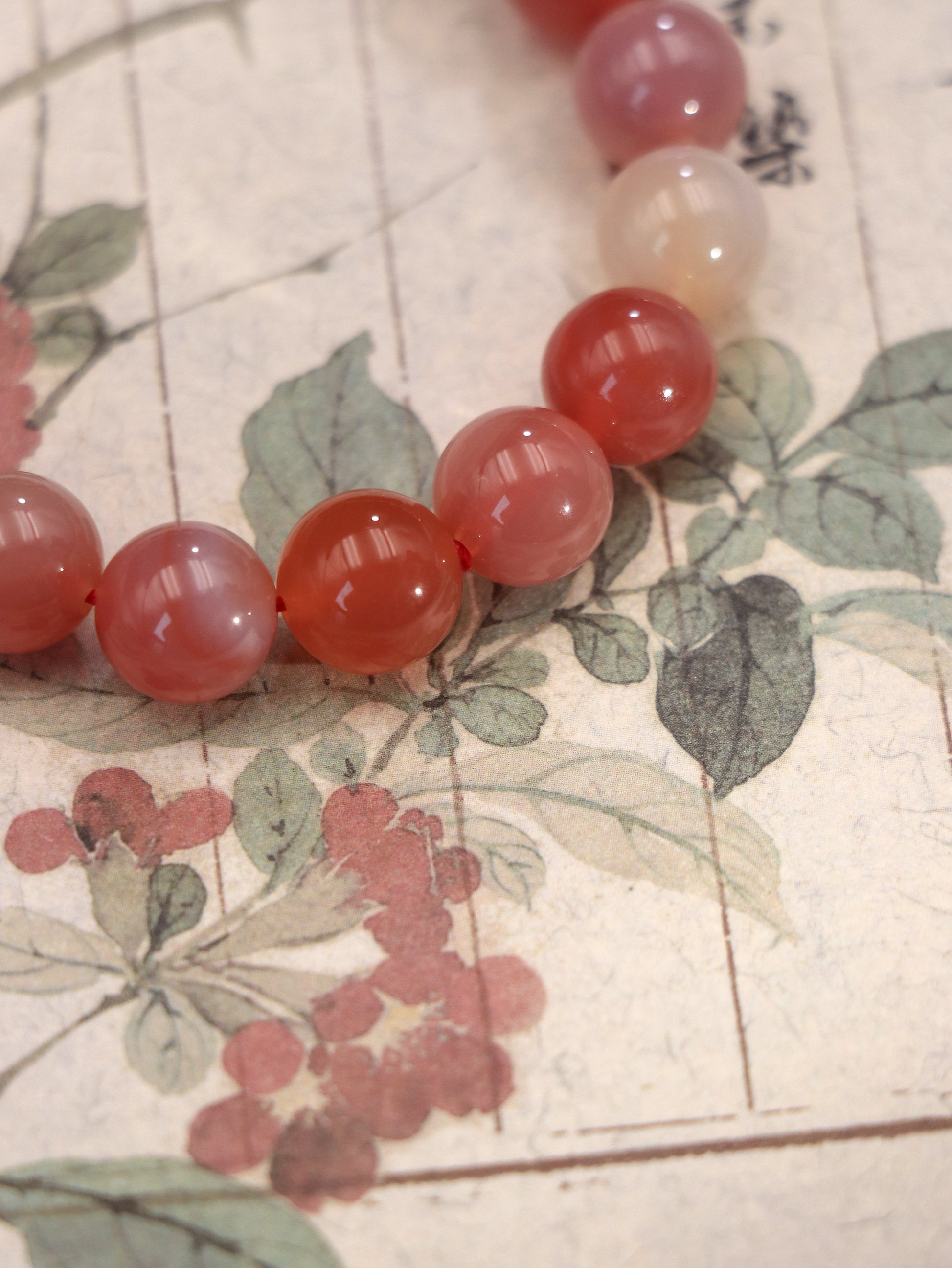 Yanyuan Red Agate Chakra Bracelet – For Emotional Healing & Spiritual Balance XUANSHU