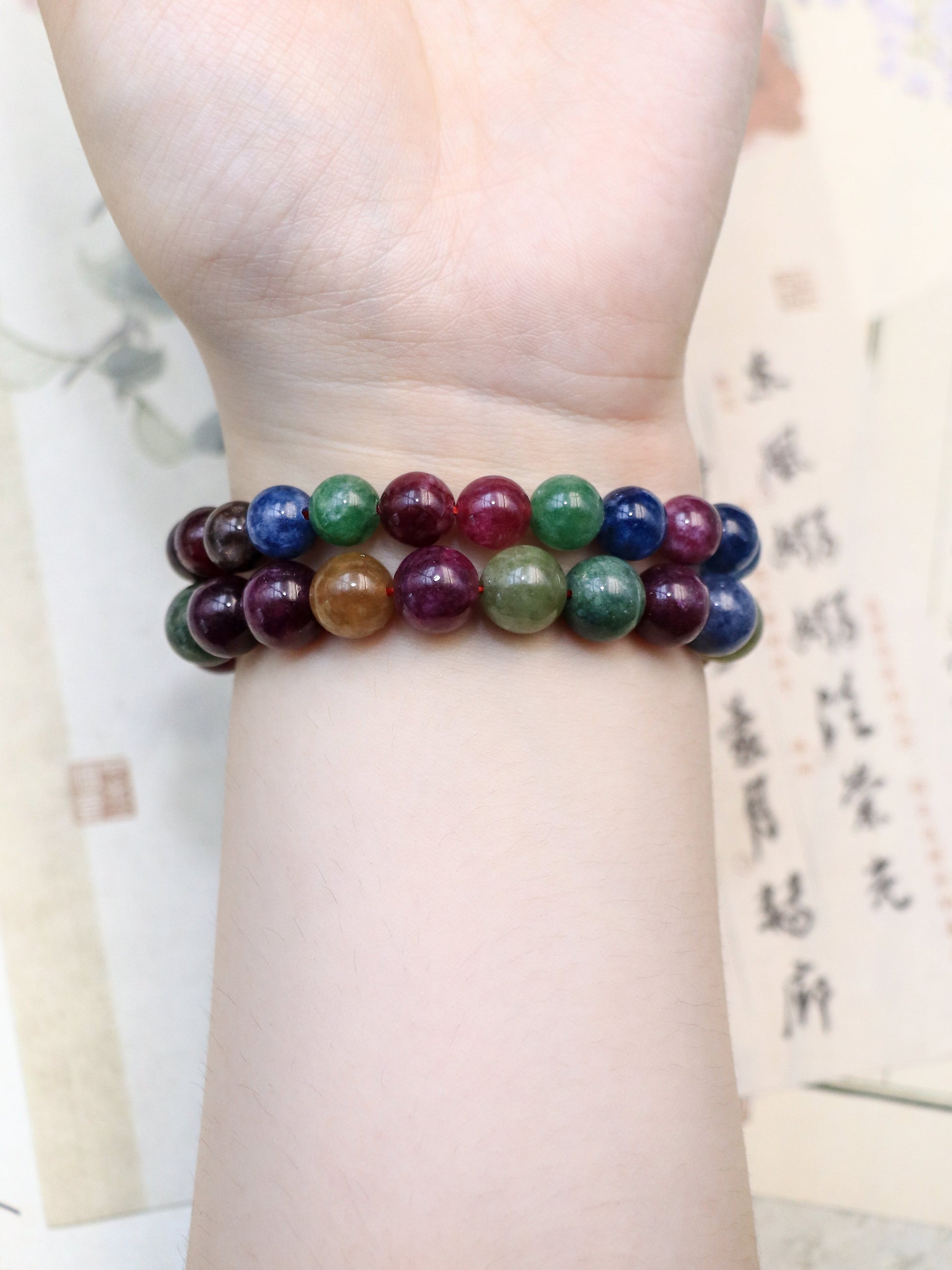Pure Natural Tourmaline Healing Bracelet – Boost Confidence and Relieve Stress XUANSHU