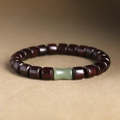 Sandalwood And Hetian Jade Bracelet - Couples