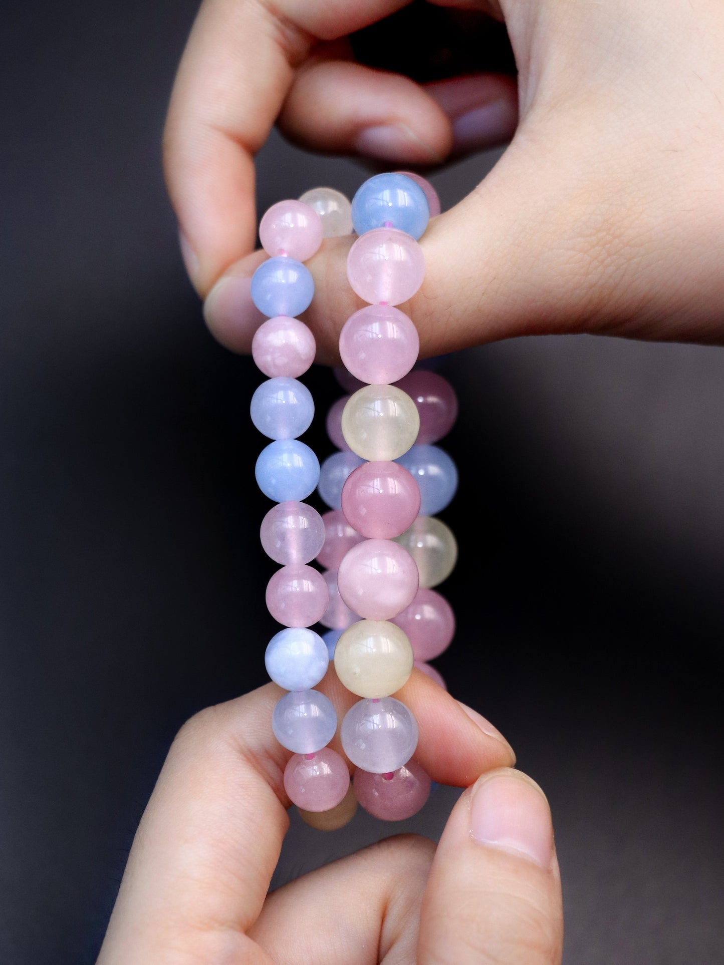 Natural Pastel Morganite Bracelet – A Symbol of Peace & Joy XUANSHU