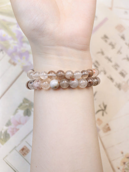 Rainbow Rutilated Quartz Bracelet – Emotional Healing & Energy Balance XUANSHU