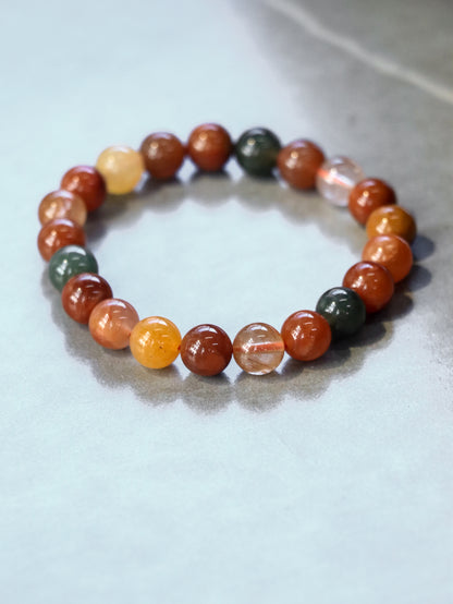 Multicolor Crystal Blessing Bracelet - Traditional Symbolism & Modern Energy Healing