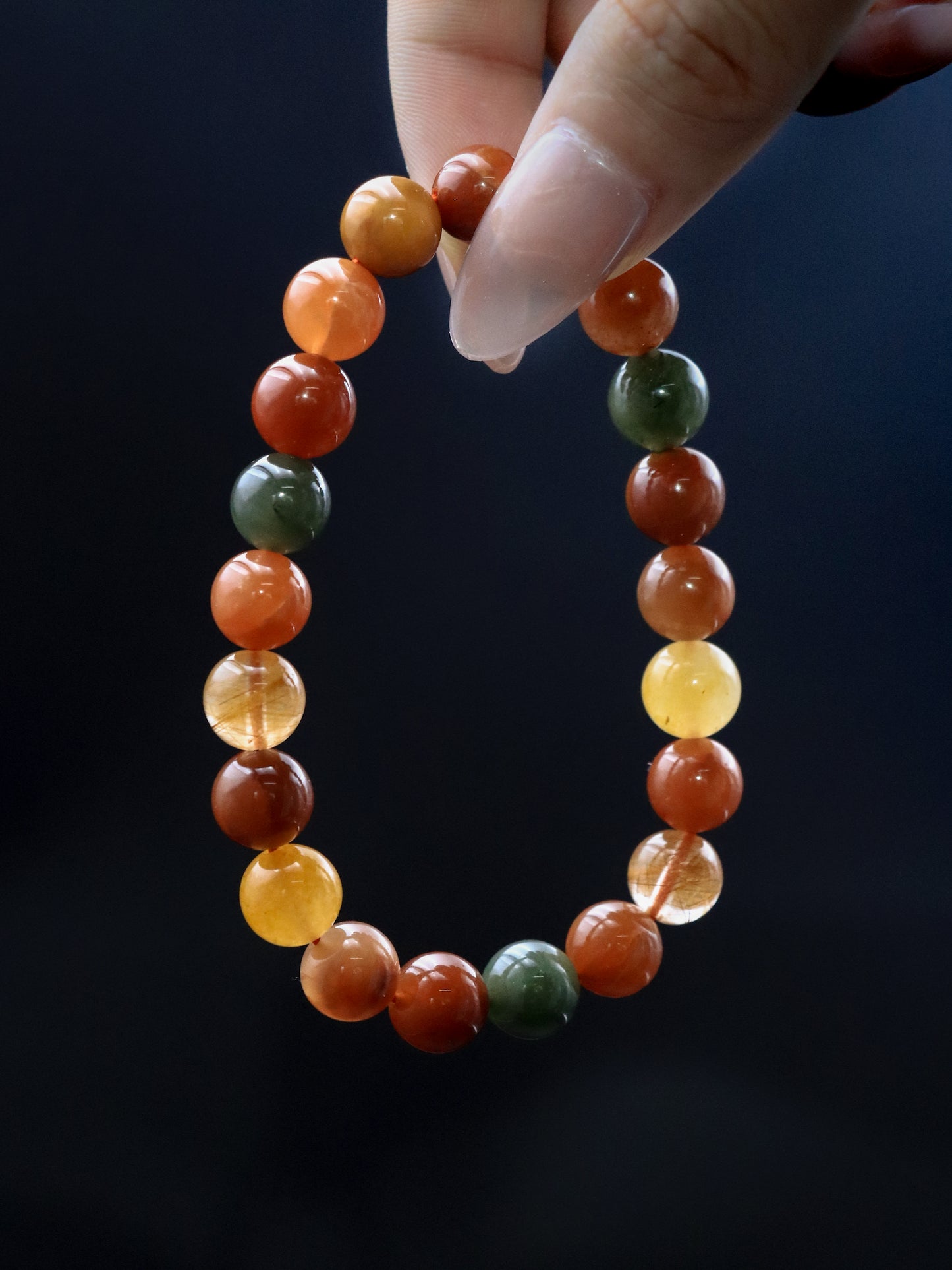 Multicolor Crystal Blessing Bracelet - Traditional Symbolism & Modern Energy Healing