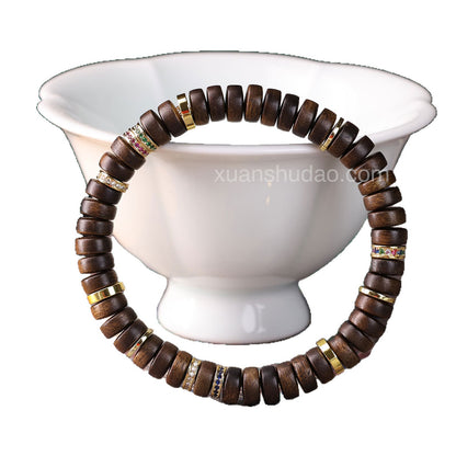 Nha Trang White Kynam Agarwood Bracelet – Calming, Wealth Attraction & Spiritual Protection Beads