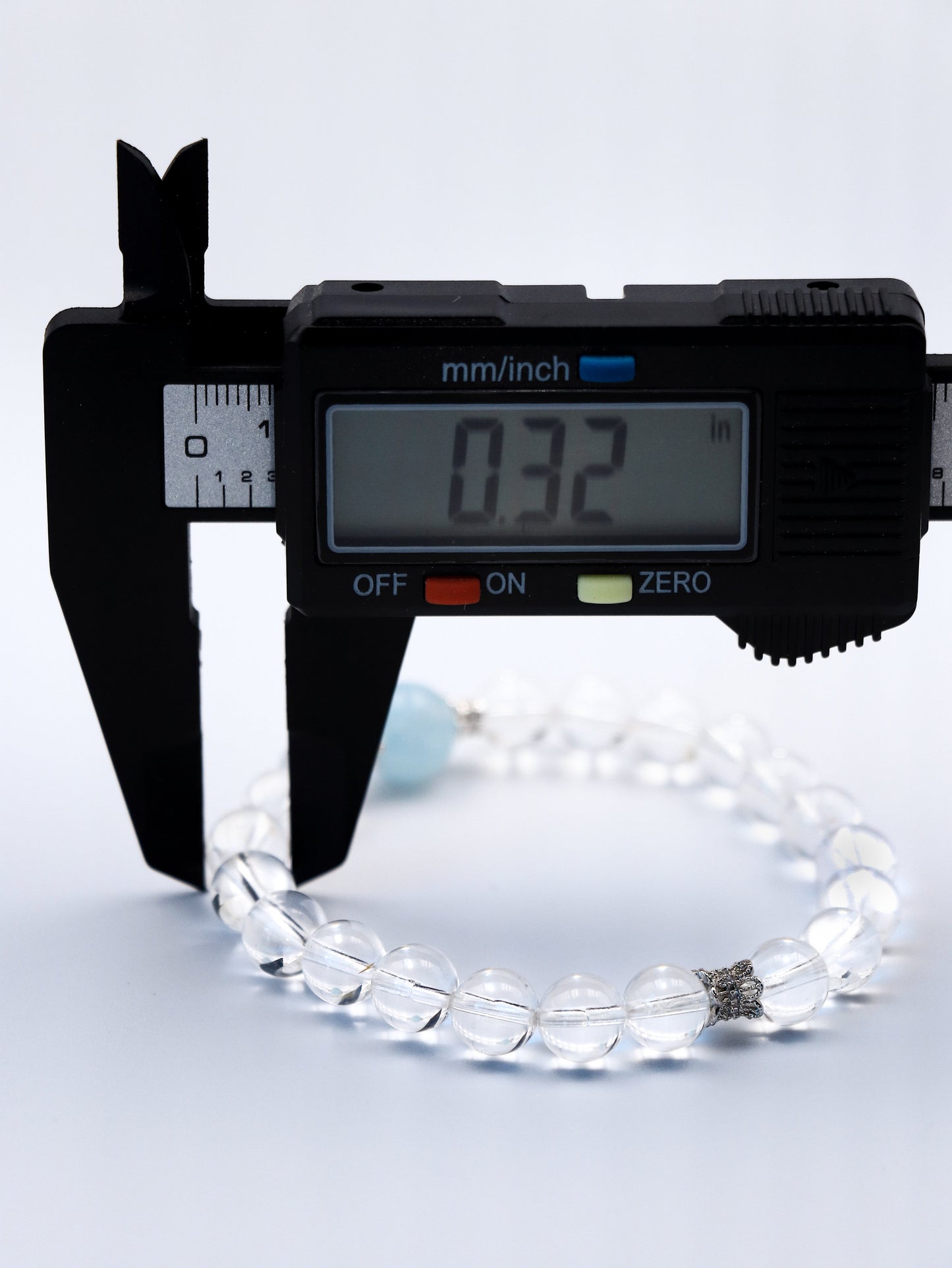 Taoist Five Elements Bracelet – Clear Quartz (Metal) & Aquamarine (Water) XUANSHU