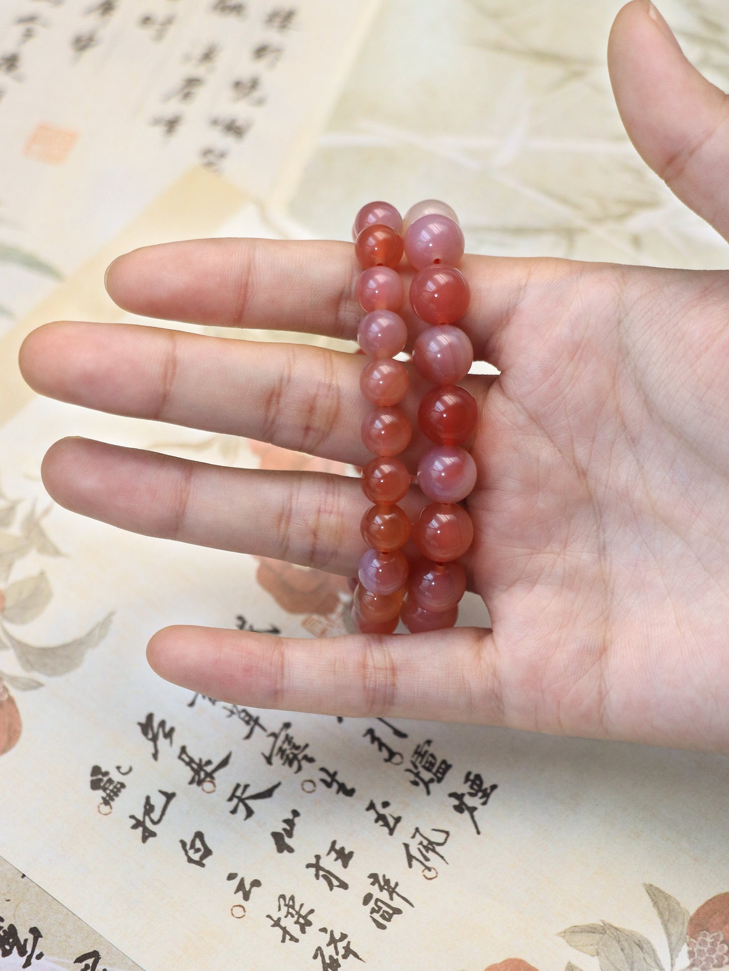 Yanyuan Red Agate Chakra Bracelet – For Emotional Healing & Spiritual Balance XUANSHU