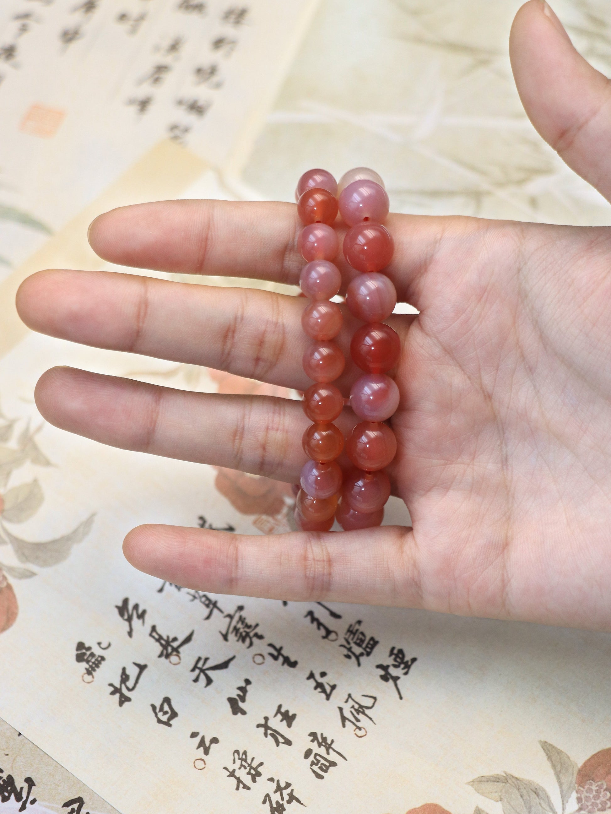 Yanyuan Red Agate Chakra Bracelet – For Emotional Healing & Spiritual Balance XUANSHU